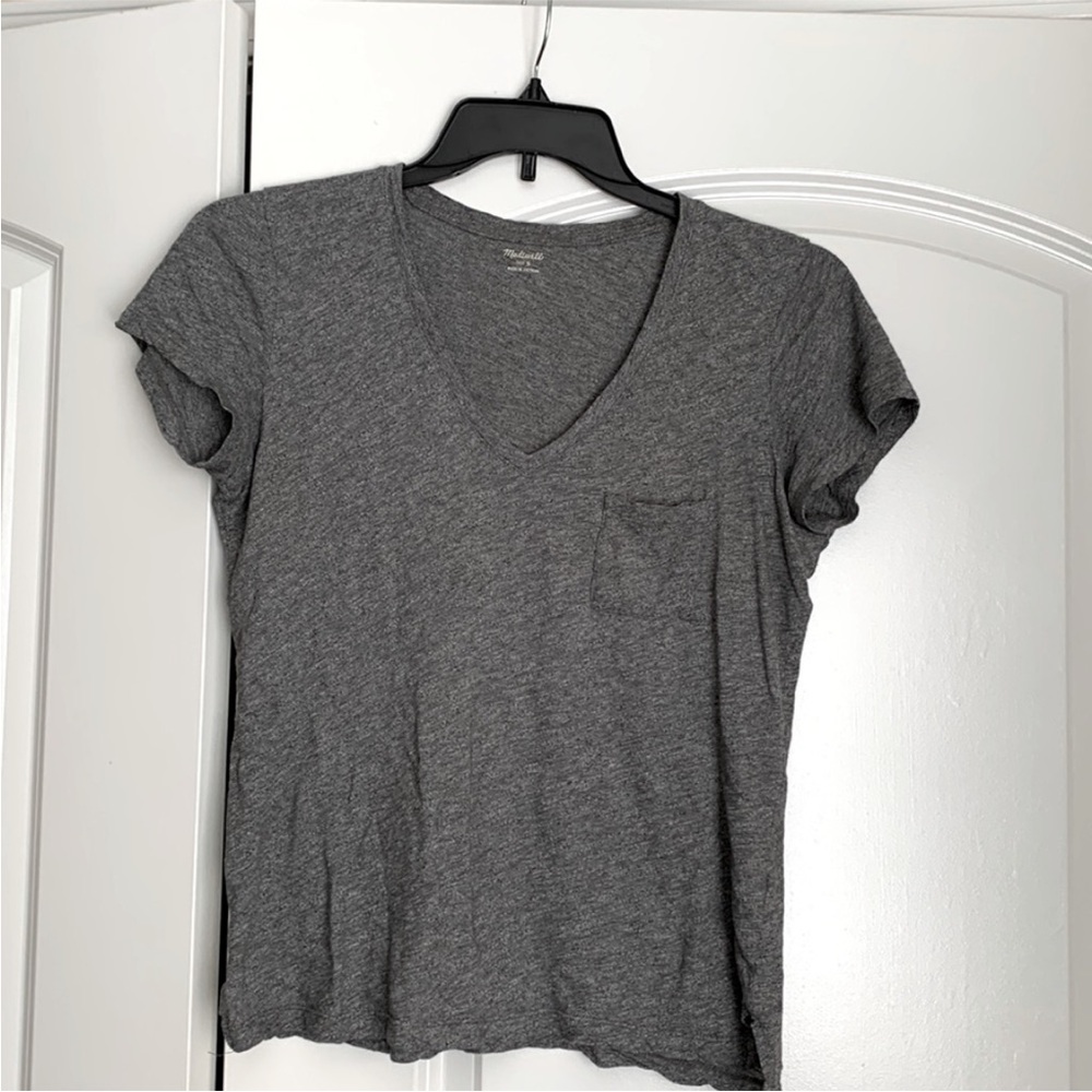 MADEWELL Charcoal Heathered Tee